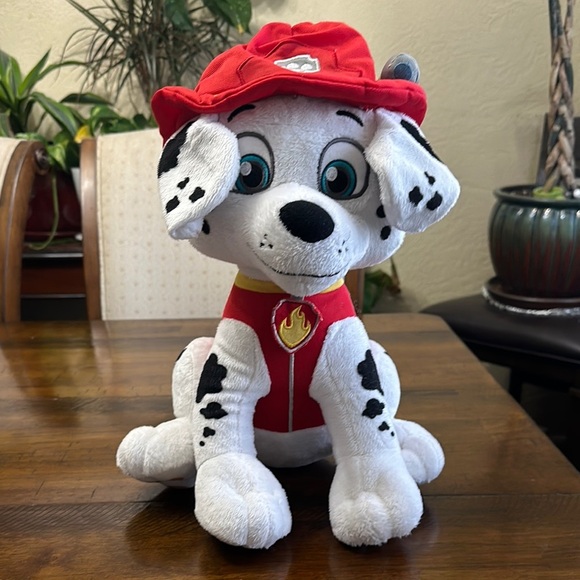 Nickelodeon Marshall Red and White Stuffed Animals - Picture 1 of 12